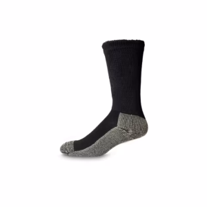 Black Crew Copper Bottom Therapy Socks (Men's)