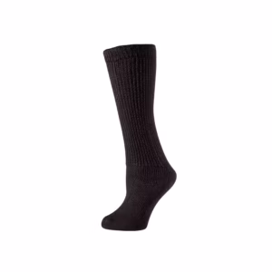 Black Mild Compression Acrylic Socks 8-15 mmHg (Women's)