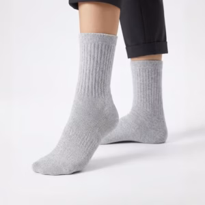 Crew Grey Cotton Sock (Men's)