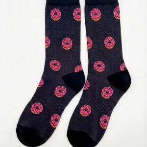 Pink Donut Socks S003