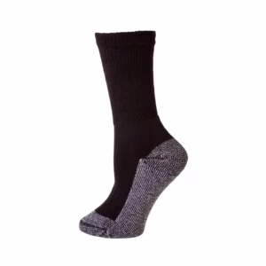 Premium Cotton Socks with silver infused bottom Black (Men) s200