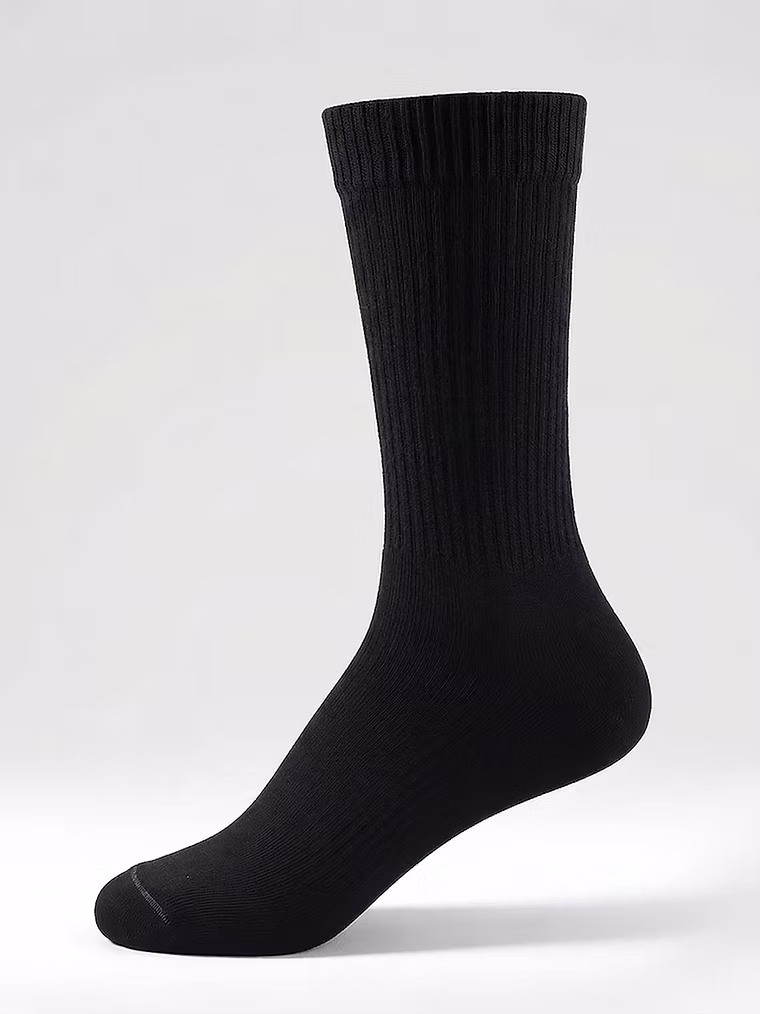 The Black Essential Sock Crew (Men's)