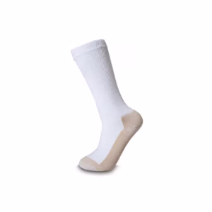 White Crew Copper Bottom Therapy Socks (Men) s700